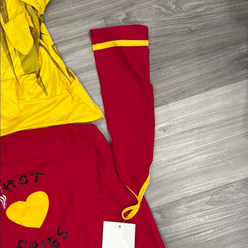 NWT Yandy Sexy Fries 3 PC Costume Set - Picture 7 of 10